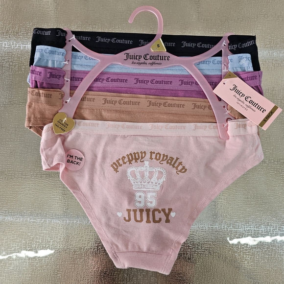 Juicy Couture Other - Juicy Couture Multicolor Panty Set S – Y2K, Preppy, Girly Intimates 5-Pack NWT